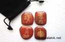 Red Jasper Usai Reiki Set w/.pouch